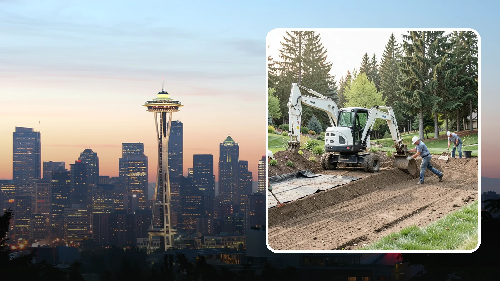 Erosion Control in Seattle, King County, WA - Effective erosion control that stabilizes soil on slopes and bare areas to stop washouts and loss.