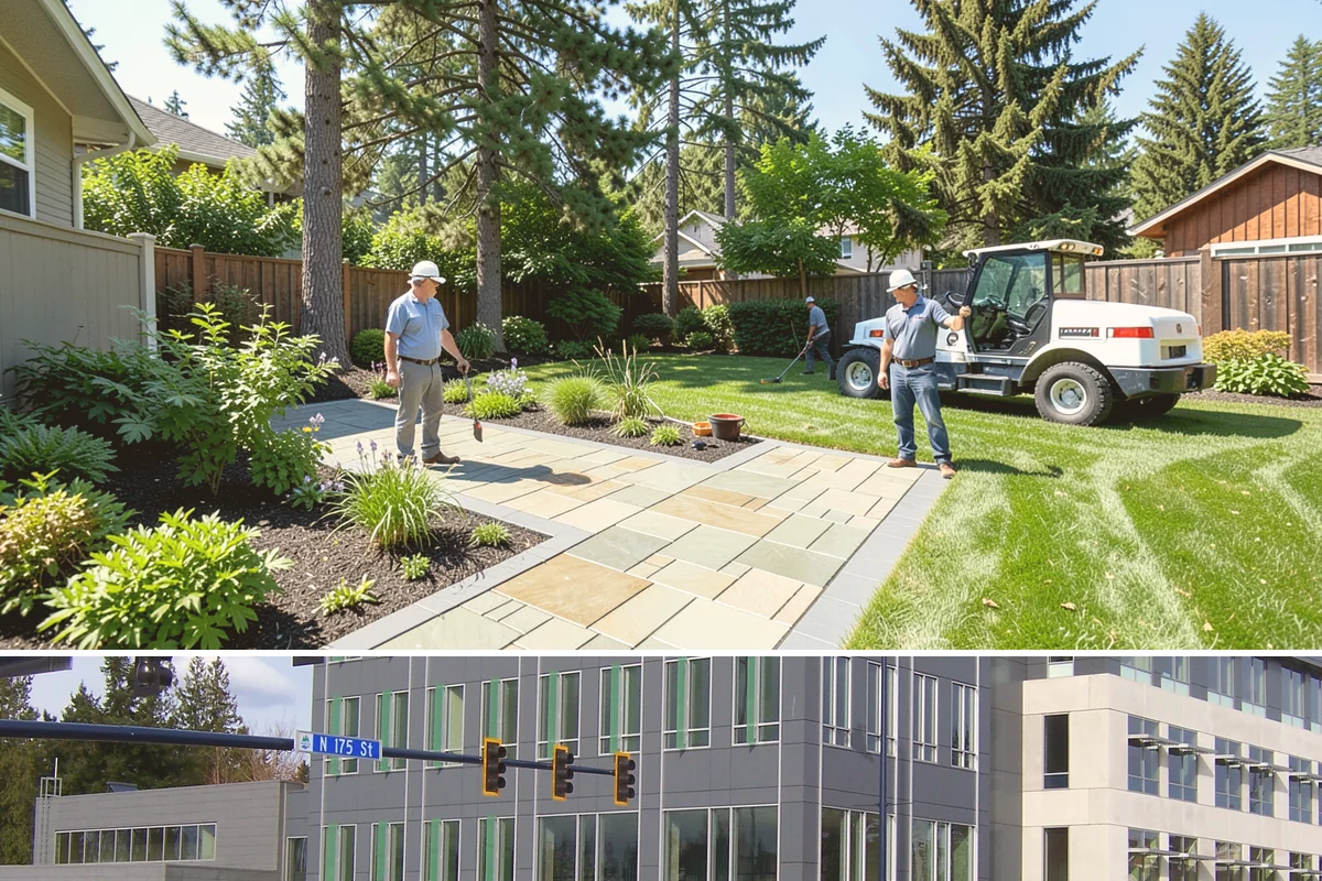 Erosion Control in Shoreline, King County, WA - Best done spring or fall for planting establishment.