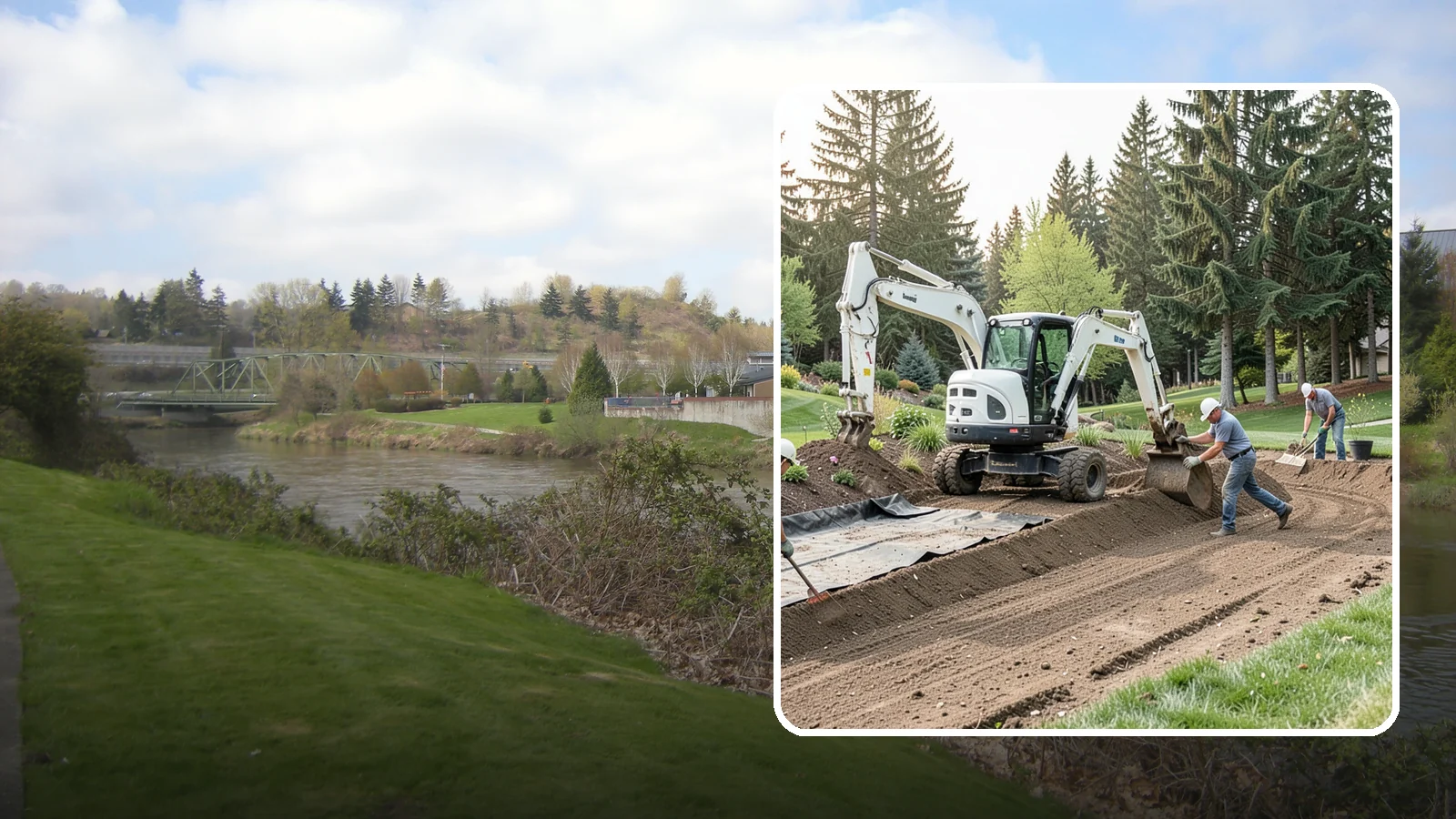 Erosion Control in Tukwila, King County, WA - Effective erosion control that stabilizes soil on slopes and bare areas to stop washouts and loss.