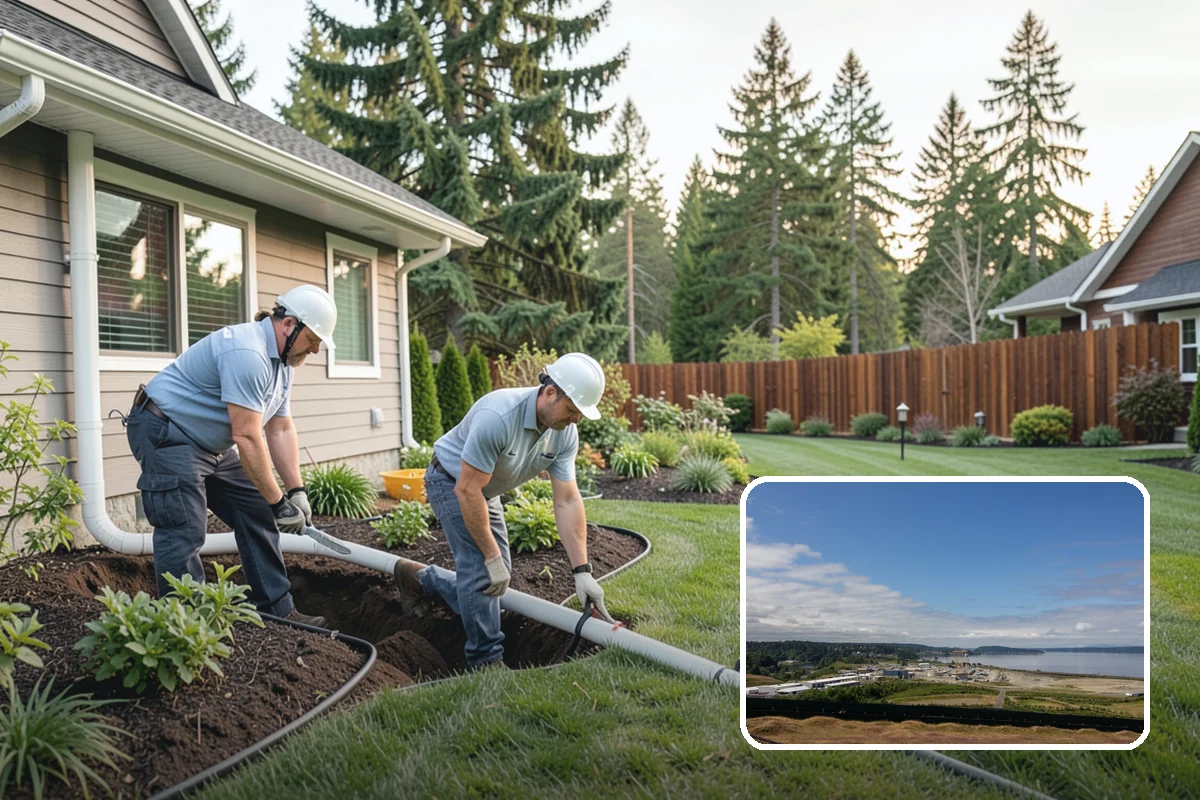 Erosion Control in University Place, Pierce County, WA - Stops soil loss and washouts