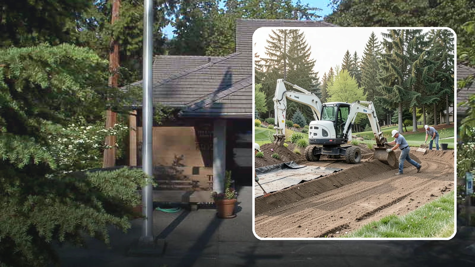 Erosion Control in Yarrow Point, King County, WA - Effective erosion control that stabilizes soil on slopes and bare areas to stop washouts and loss.