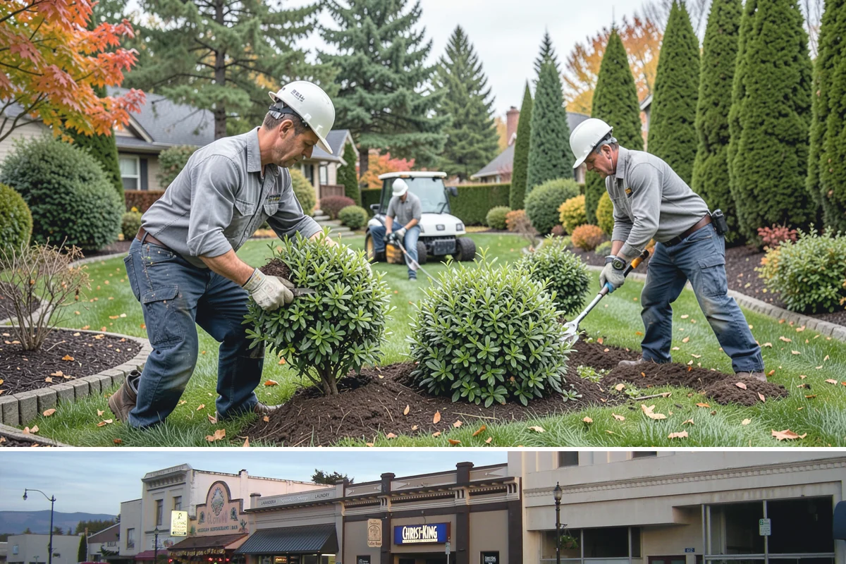 Escallonia Trimming in Burlington, Skagit County, WA - Shape right after the main summer bloom