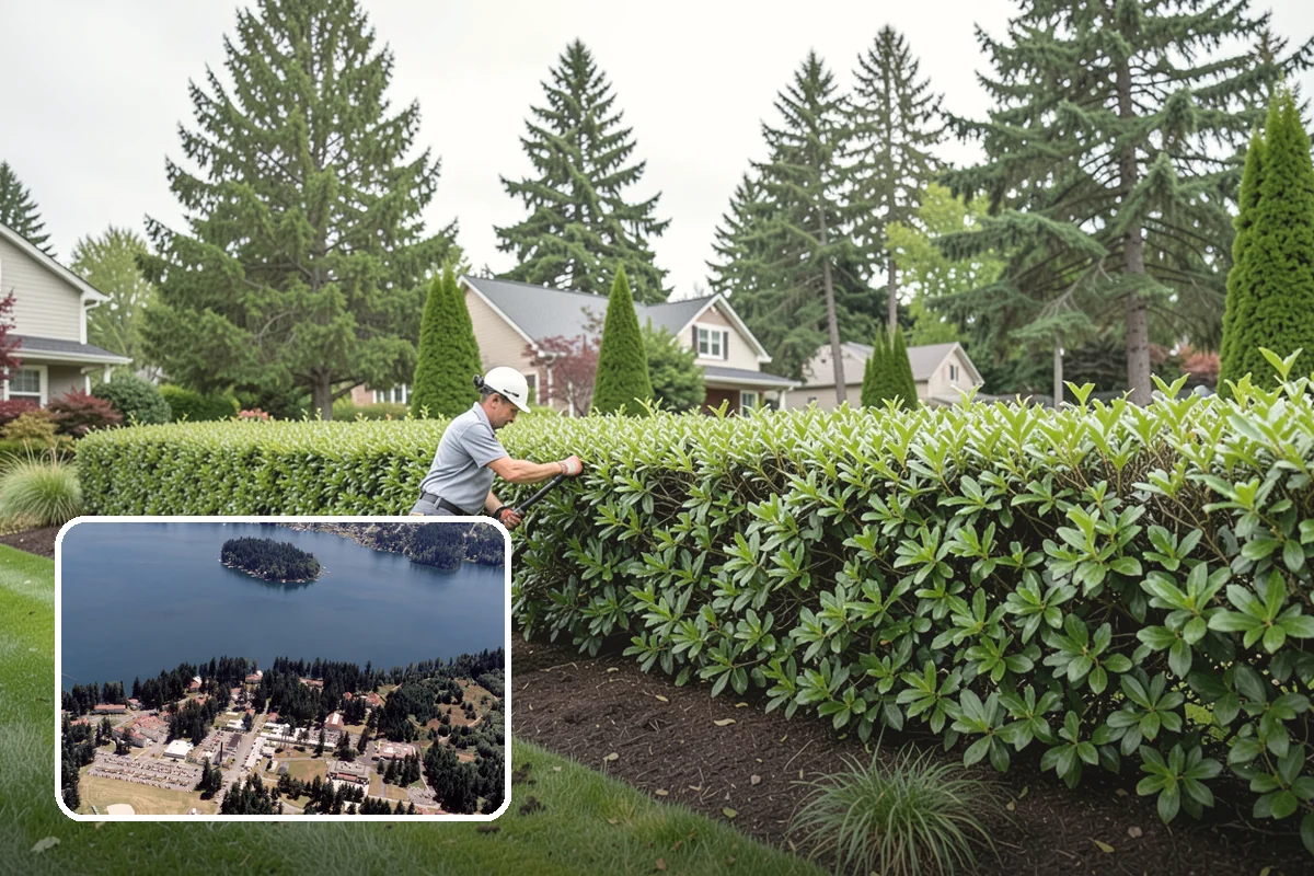 Escallonia Trimming in Lakewood, Pierce County, WA - Preserves long-lasting pink or white blooms