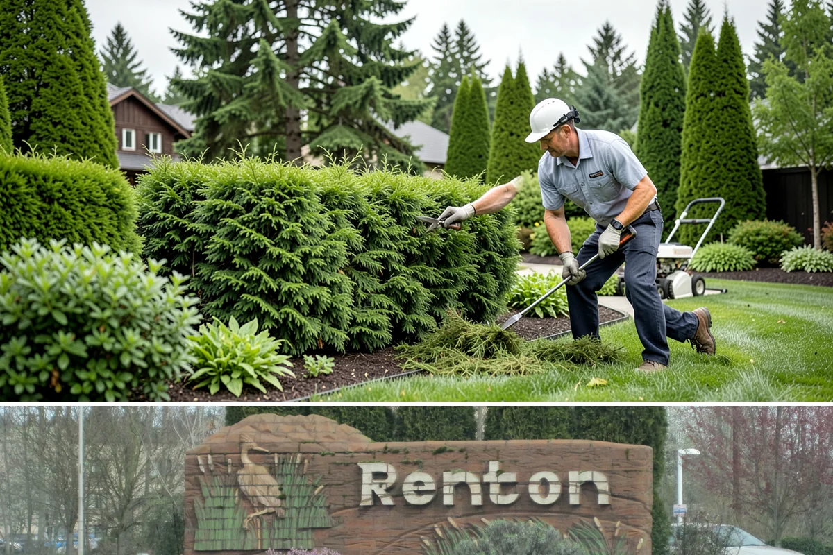 Escallonia Trimming in Renton, King County, WA - Shape right after the main summer bloom