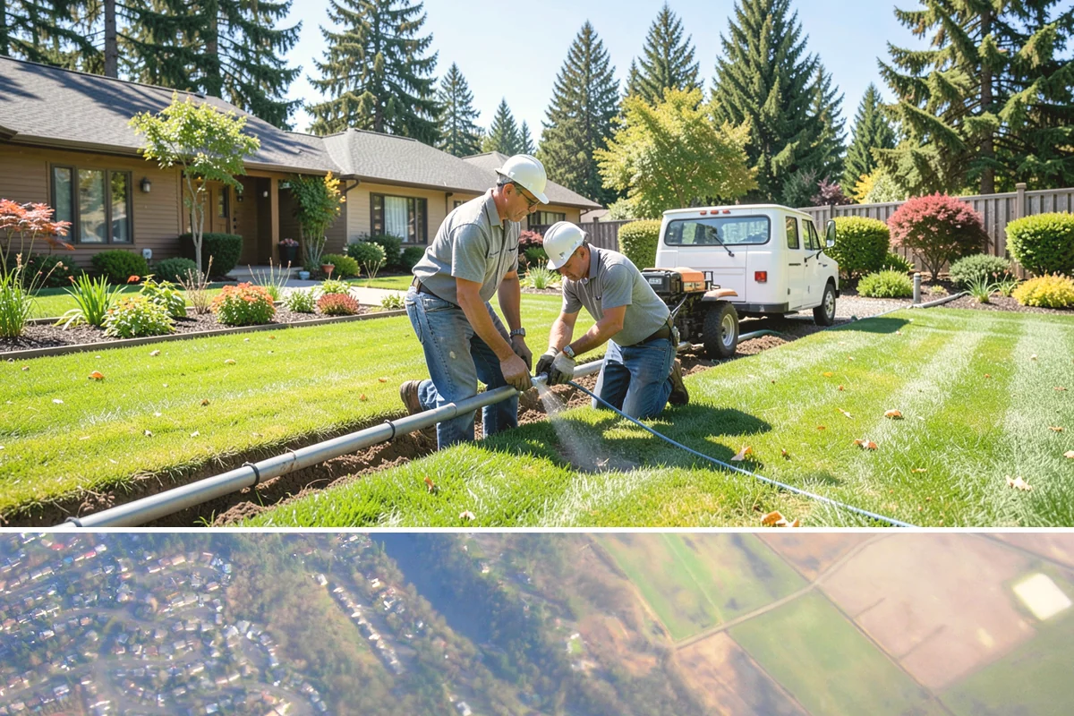 Estate Maintenance in Algona, King County, WA - Provided year-round on a recurring schedule, with heavier mowing and bed work spring through fall and moss, drainage, and pruning...