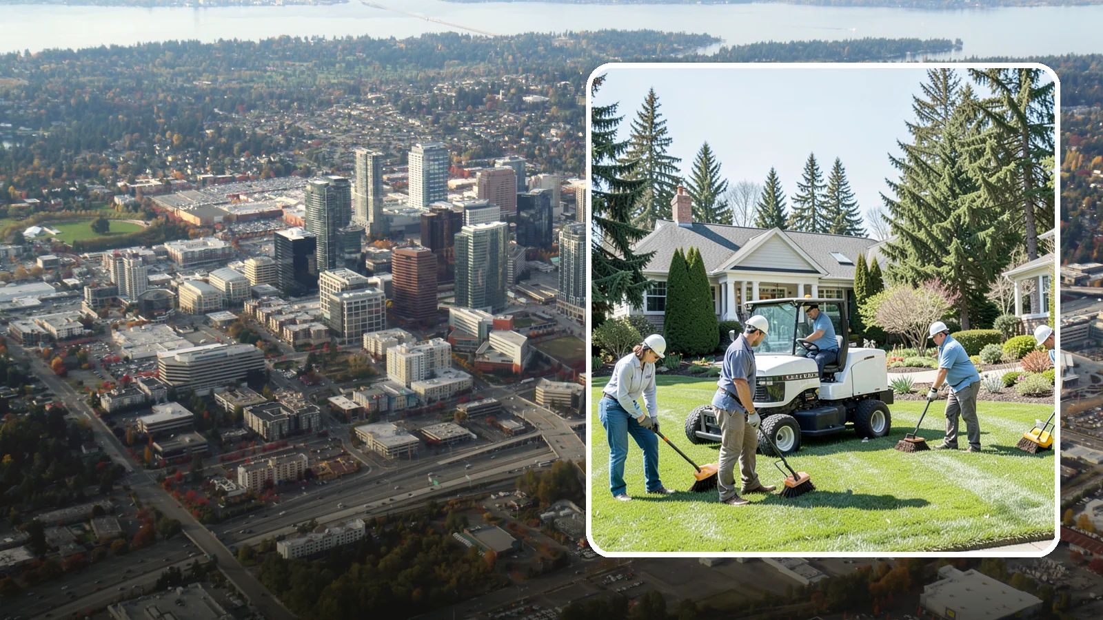 Estate Maintenance in Bellevue, King County, WA - White-glove grounds care for large private estates across the Puget Sound, keeping expansive lawns, gardens, and specimen...
