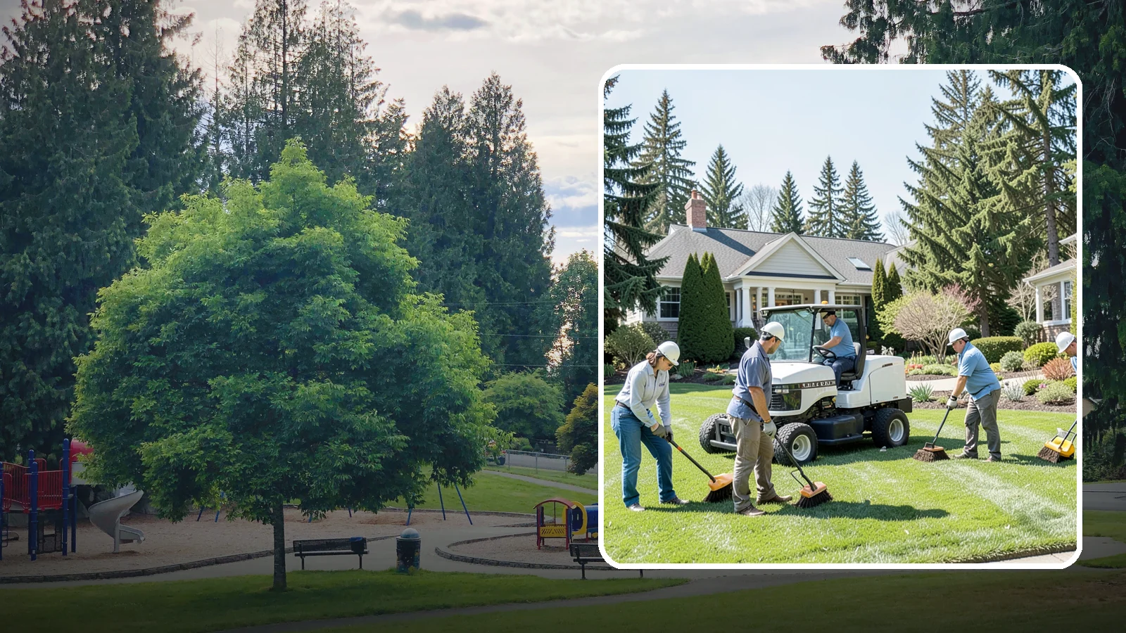 Estate Maintenance in Bonney Lake, Pierce County, WA - White-glove grounds care for large private estates across the Puget Sound, keeping expansive lawns, gardens, and specimen...