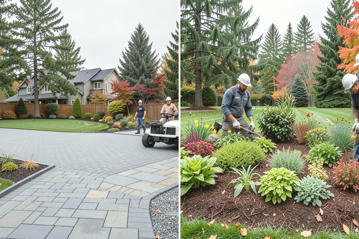 Estate Maintenance in Burien, King County, WA - Walk the full property to inventory turf, beds, trees, and irrigation zones
