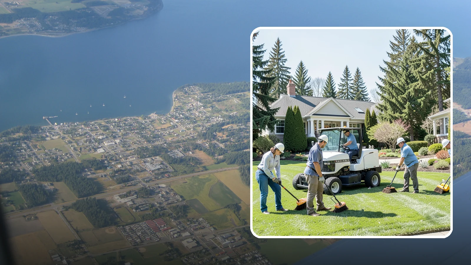 Estate Maintenance in Coupeville, Island County, WA - White-glove grounds care for large private estates across the Puget Sound, keeping expansive lawns, gardens, and specimen...