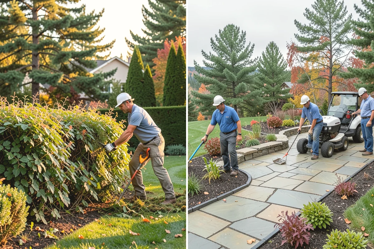 Estate Maintenance in Covington, King County, WA - Walk the full property to inventory turf, beds, trees, and irrigation zones