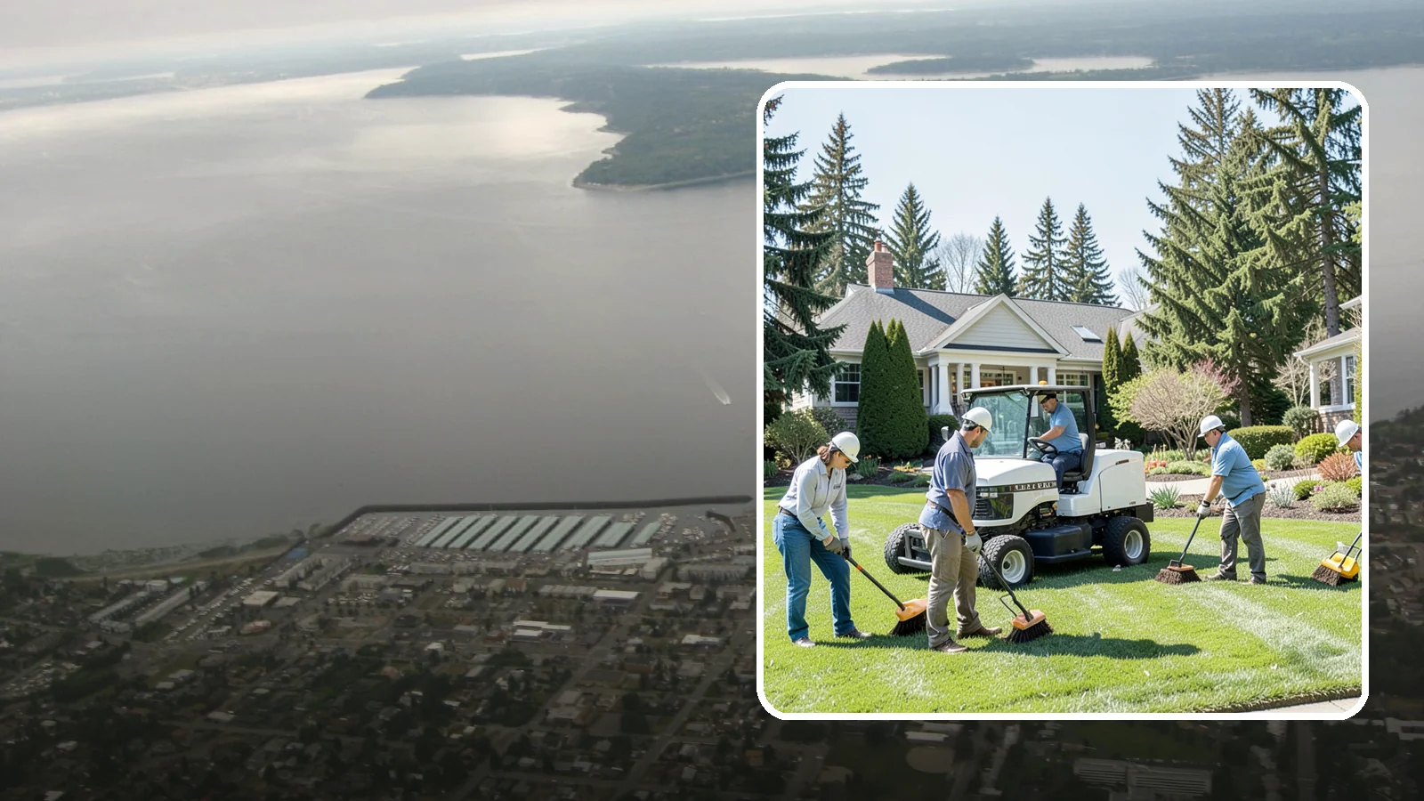 Estate Maintenance in Des Moines, King County, WA - White-glove grounds care for large private estates across the Puget Sound, keeping expansive lawns, gardens, and specimen...