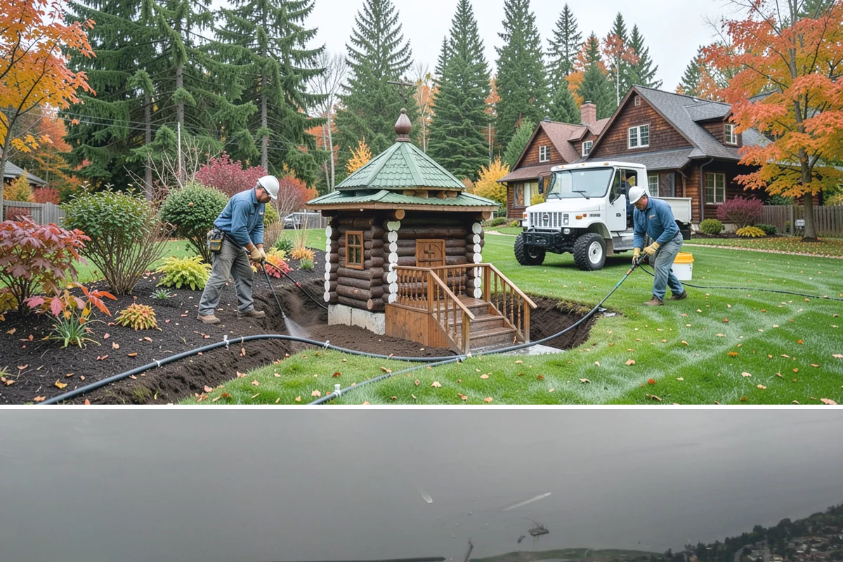 Estate Maintenance in Des Moines, King County, WA - Provided year-round on a recurring schedule, with heavier mowing and bed work spring through fall and moss, drainage, and pruning...
