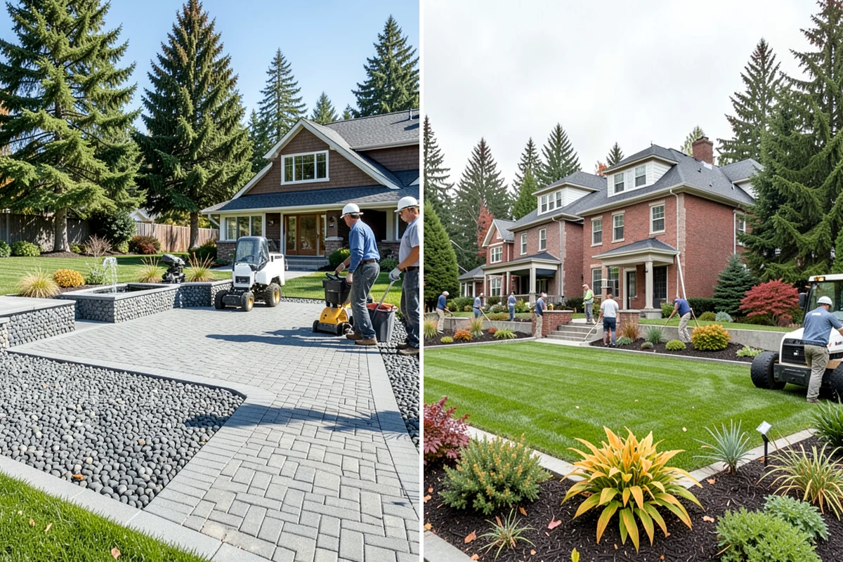 Estate Maintenance in DuPont, Pierce County, WA - Walk the full property to inventory turf, beds, trees, and irrigation zones