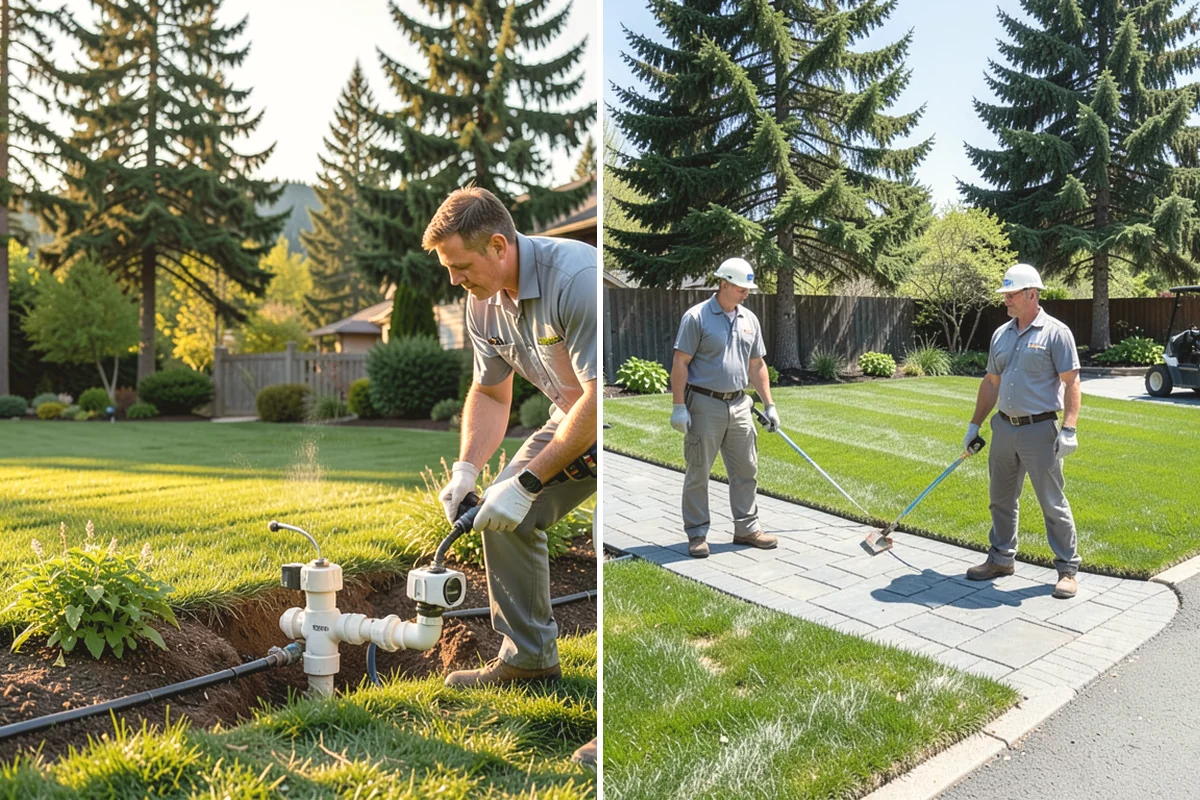 Estate Maintenance in Duvall, King County, WA - Walk the full property to inventory turf, beds, trees, and irrigation zones