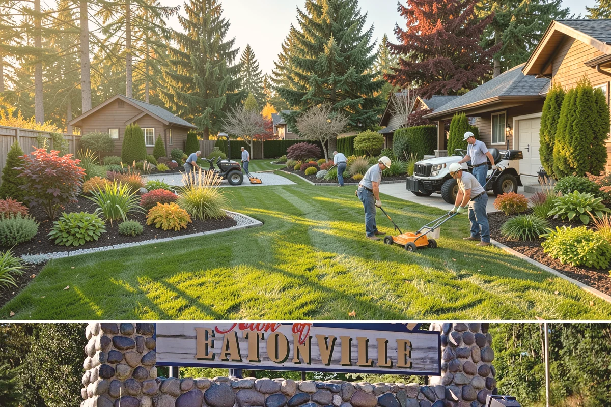 Estate Maintenance in Eatonville, Pierce County, WA - Provided year-round on a recurring schedule, with heavier mowing and bed work spring through fall and moss, drainage, and pruning...