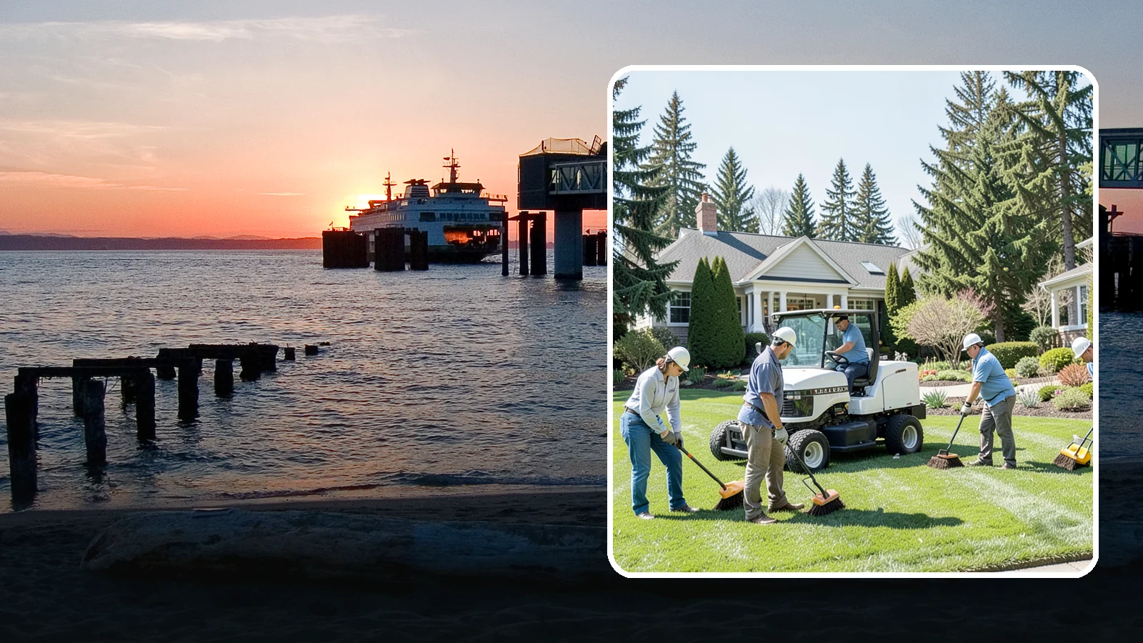 Estate Maintenance in Edmonds, Snohomish County, WA - White-glove grounds care for large private estates across the Puget Sound, keeping expansive lawns, gardens, and specimen...