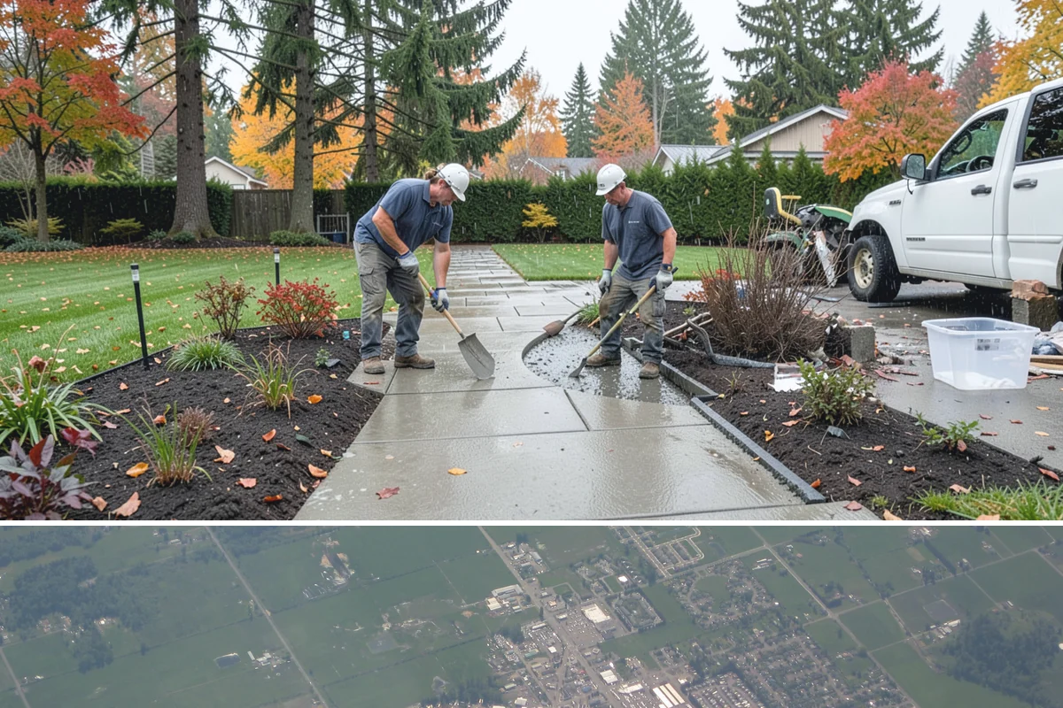 Estate Maintenance in Enumclaw, King County, WA - Provided year-round on a recurring schedule, with heavier mowing and bed work spring through fall and moss, drainage, and pruning...
