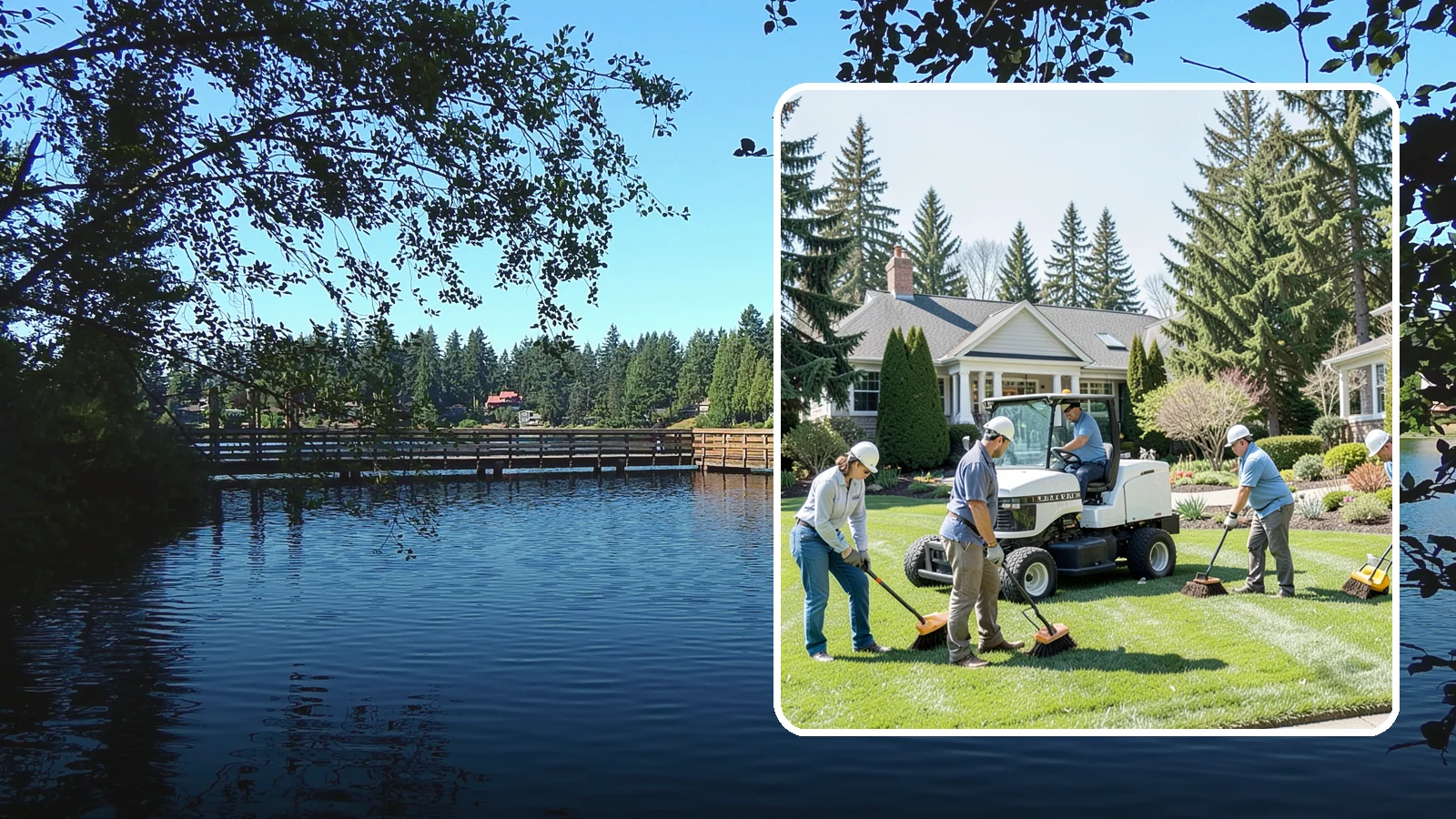 Estate Maintenance in Federal Way, King County, WA - White-glove grounds care for large private estates across the Puget Sound, keeping expansive lawns, gardens, and specimen...