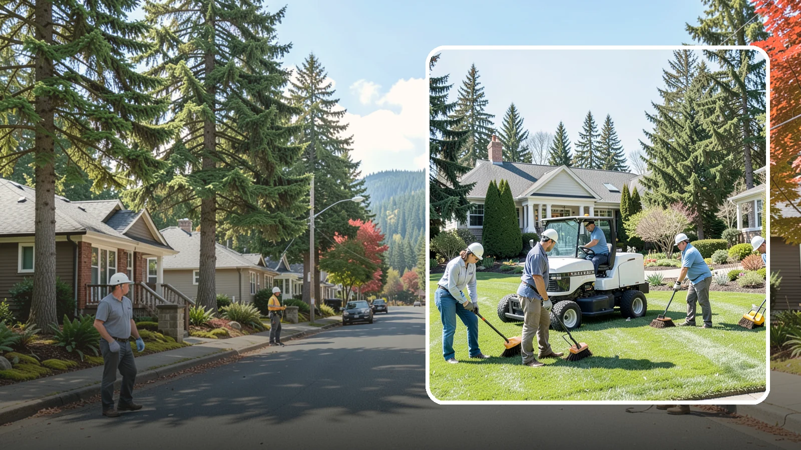 Estate Maintenance in Hunts Point, King County, WA - White-glove grounds care for large private estates across the Puget Sound, keeping expansive lawns, gardens, and specimen...