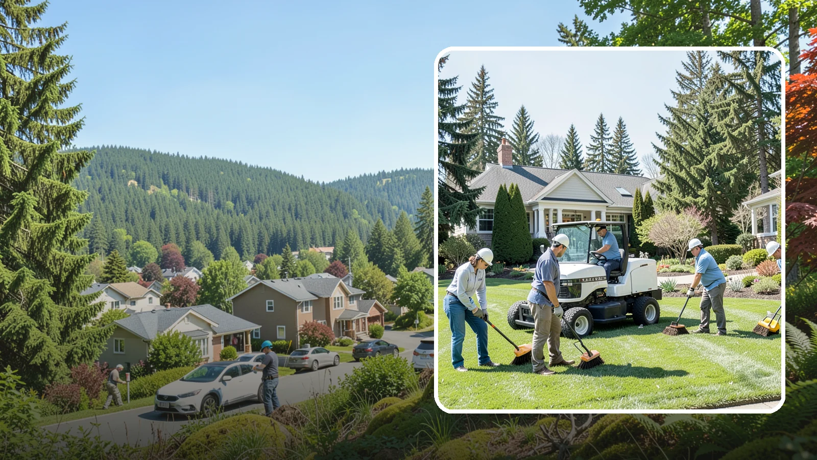 Estate Maintenance in Index, Snohomish County, WA - White-glove grounds care for large private estates across the Puget Sound, keeping expansive lawns, gardens, and specimen...