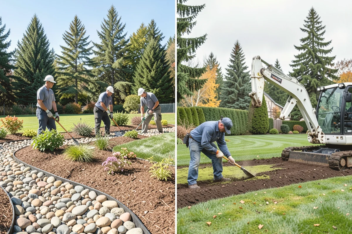 Estate Maintenance in Issaquah, King County, WA - Walk the full property to inventory turf, beds, trees, and irrigation zones