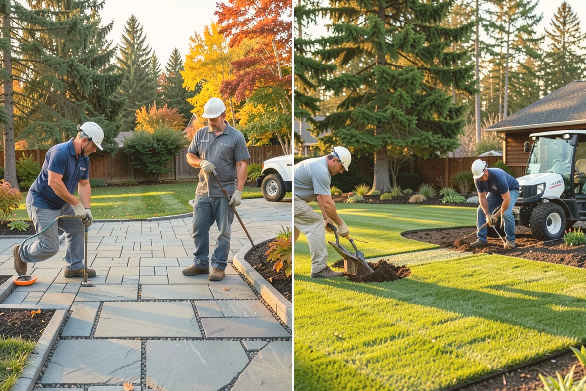 Estate Maintenance in Kent, King County, WA - Walk the full property to inventory turf, beds, trees, and irrigation zones