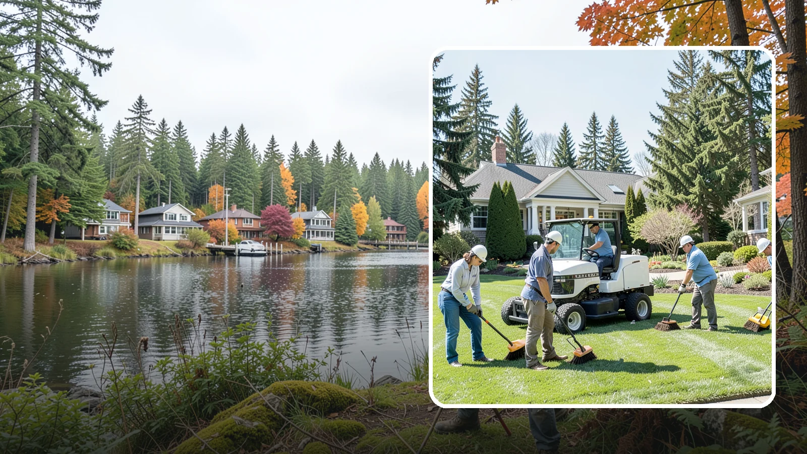 Estate Maintenance in La Conner, Skagit County, WA - White-glove grounds care for large private estates across the Puget Sound, keeping expansive lawns, gardens, and specimen...