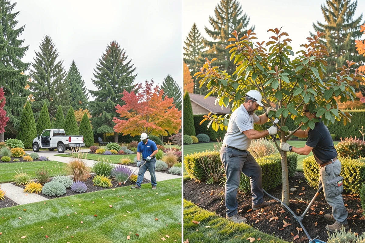 Estate Maintenance in La Conner, Skagit County, WA - Walk the full property to inventory turf, beds, trees, and irrigation zones