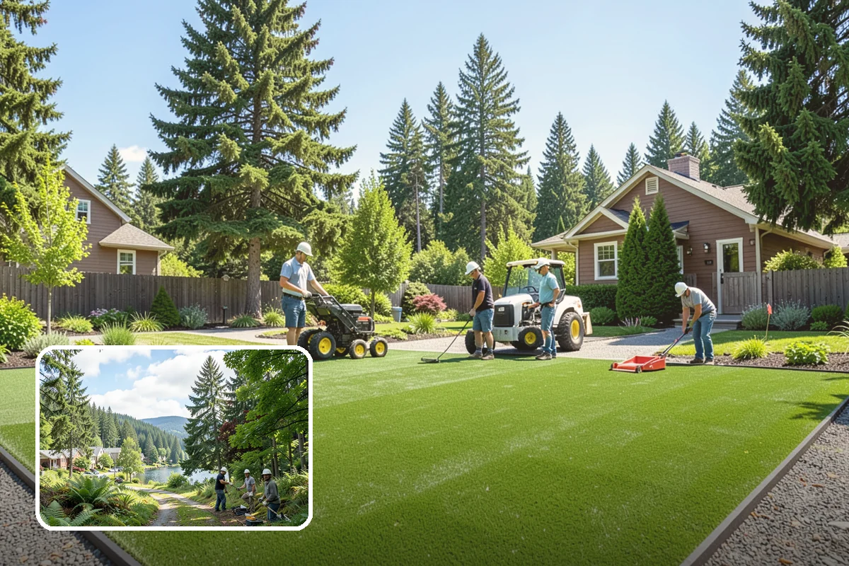 Estate Maintenance in Lake Forest Park, King County, WA - Consistent, magazine-ready curb appeal across every acre