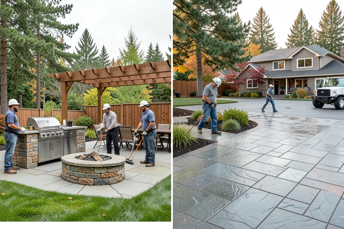 Estate Maintenance in Lake Forest Park, King County, WA - Walk the full property to inventory turf, beds, trees, and irrigation zones
