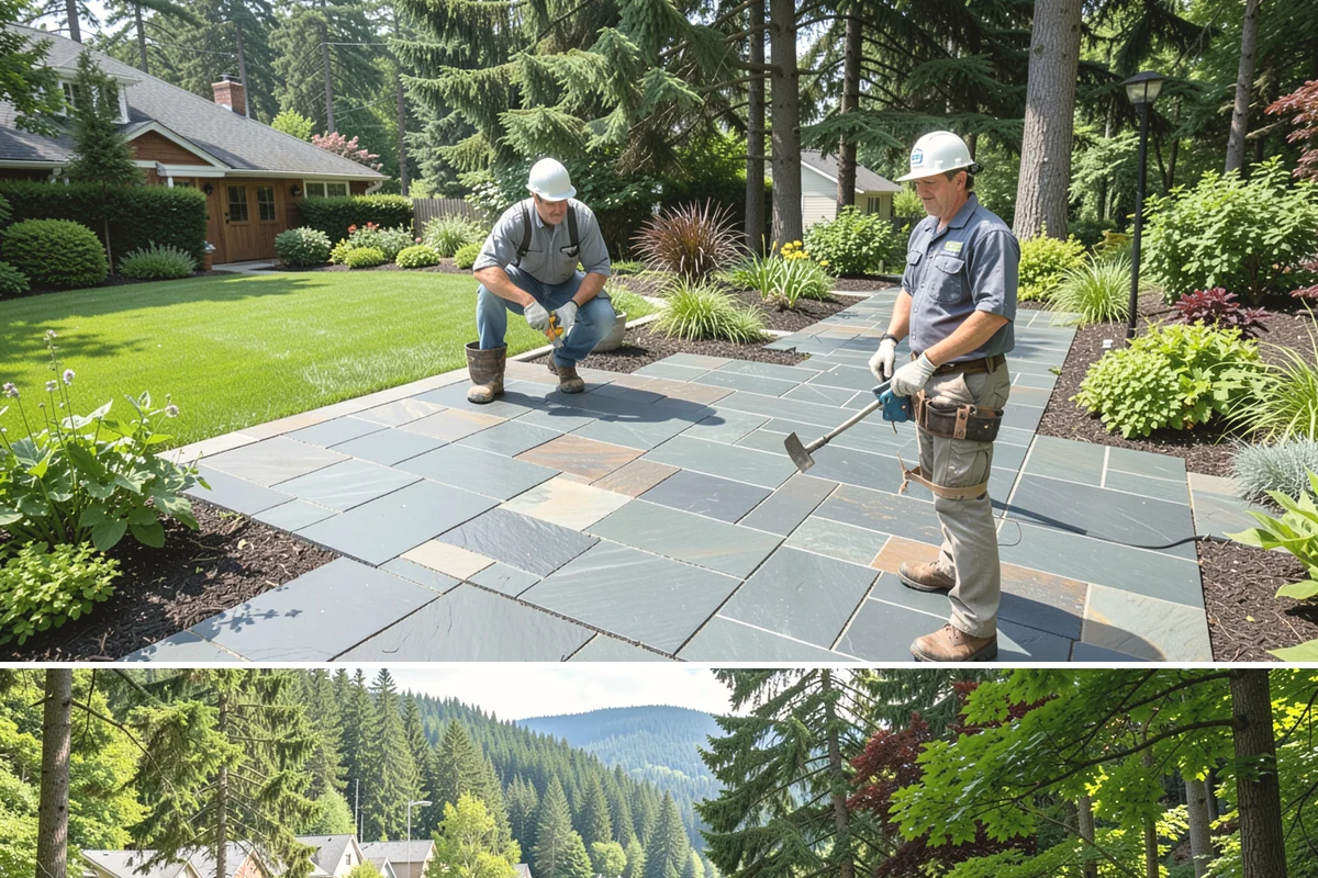 Estate Maintenance in Lake Forest Park, King County, WA - Provided year-round on a recurring schedule, with heavier mowing and bed work spring through fall and moss, drainage, and pruning...