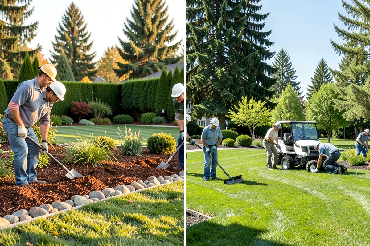 Estate Maintenance in Lakewood, Pierce County, WA - Walk the full property to inventory turf, beds, trees, and irrigation zones