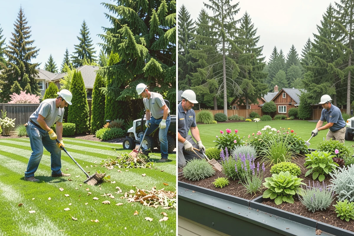 Estate Maintenance in Lynnwood, Snohomish County, WA - Walk the full property to inventory turf, beds, trees, and irrigation zones