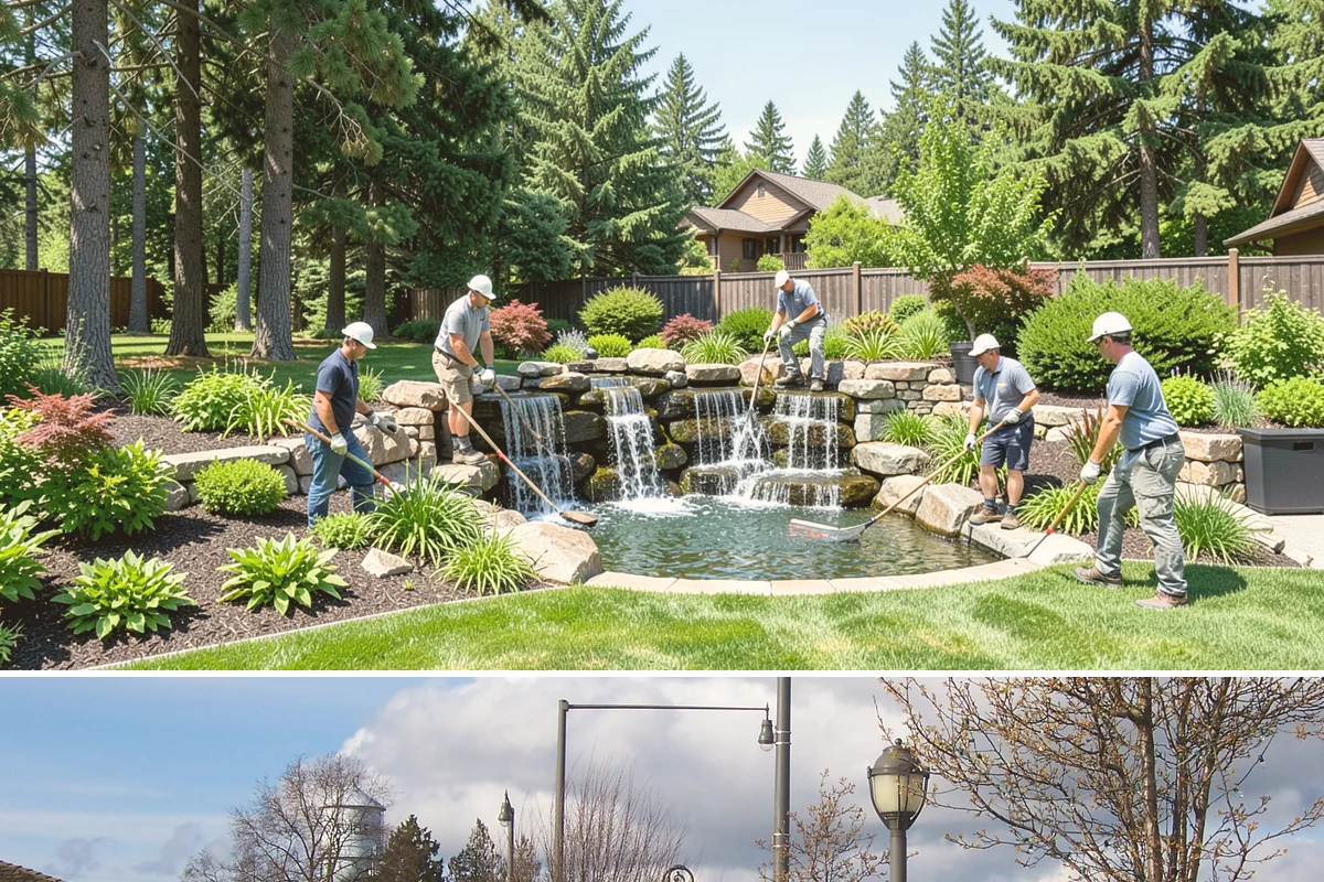 Estate Maintenance in Marysville, Snohomish County, WA - Provided year-round on a recurring schedule, with heavier mowing and bed work spring through fall and moss, drainage, and pruning...