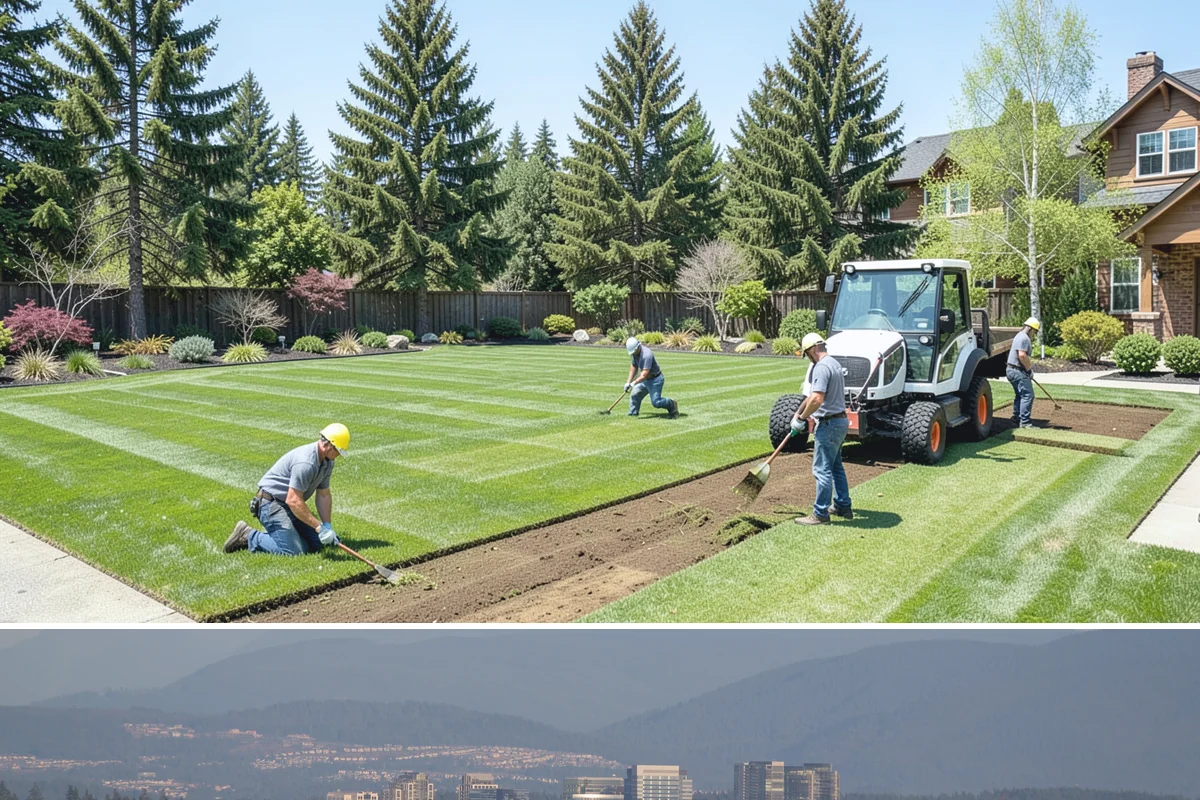 Estate Maintenance in Medina, King County, WA - Provided year-round on a recurring schedule, with heavier mowing and bed work spring through fall and moss, drainage, and pruning...