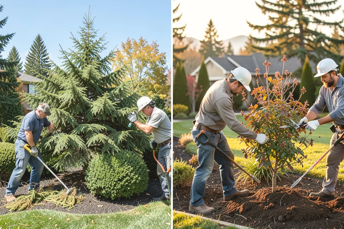 Estate Maintenance in Mercer Island, King County, WA - Walk the full property to inventory turf, beds, trees, and irrigation zones