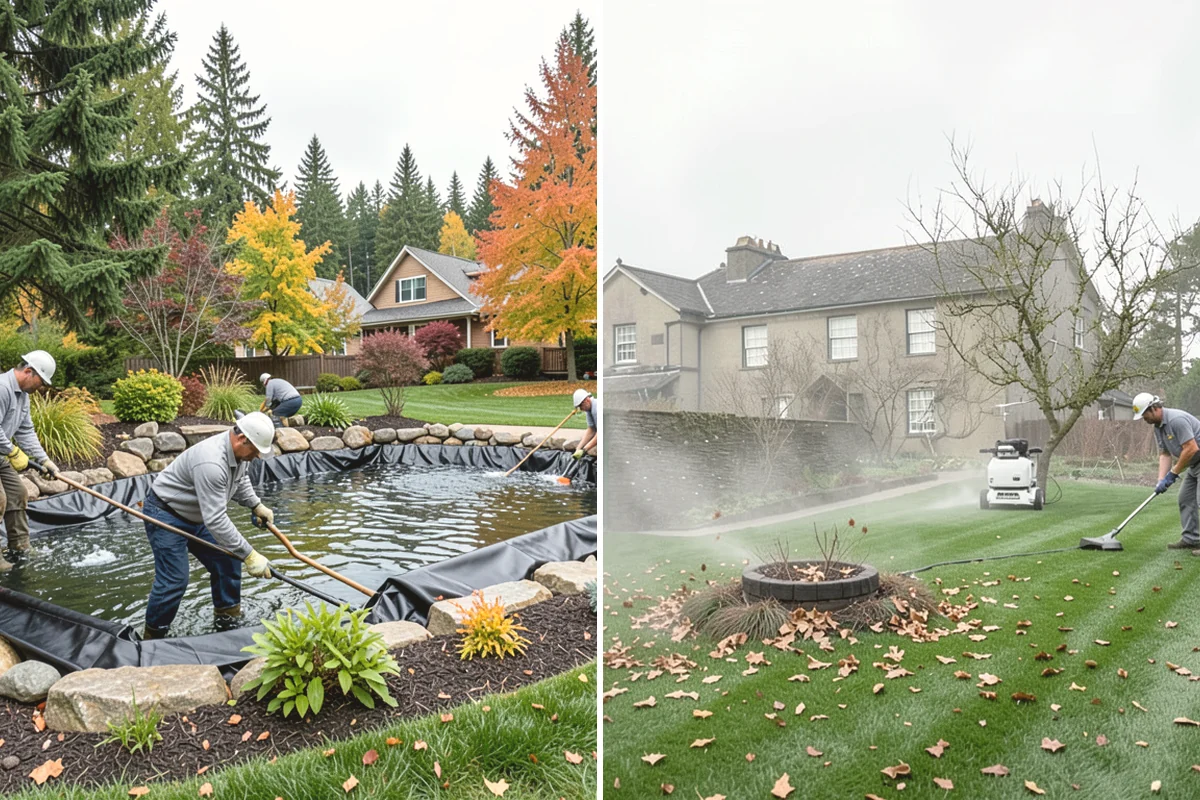 Estate Maintenance in Mill Creek, Snohomish County, WA - Walk the full property to inventory turf, beds, trees, and irrigation zones