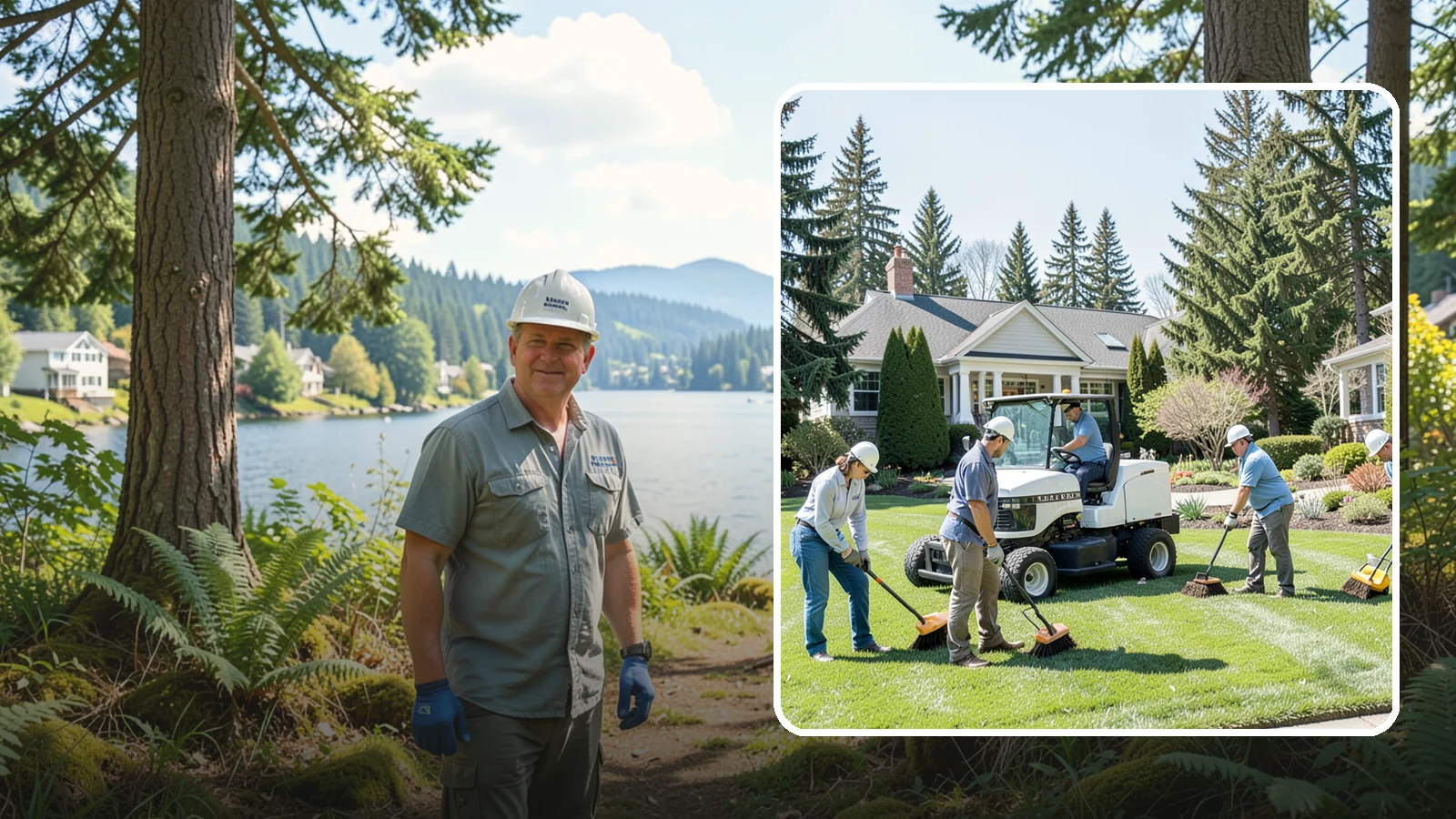 Estate Maintenance in Milton, King County, WA - White-glove grounds care for large private estates across the Puget Sound, keeping expansive lawns, gardens, and specimen...