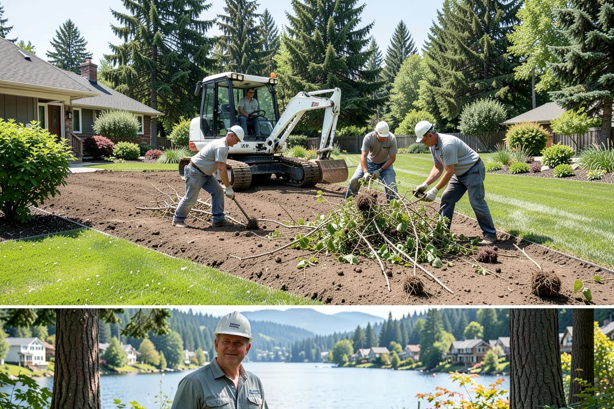Estate Maintenance in Milton, King County, WA - Provided year-round on a recurring schedule, with heavier mowing and bed work spring through fall and moss, drainage, and pruning...
