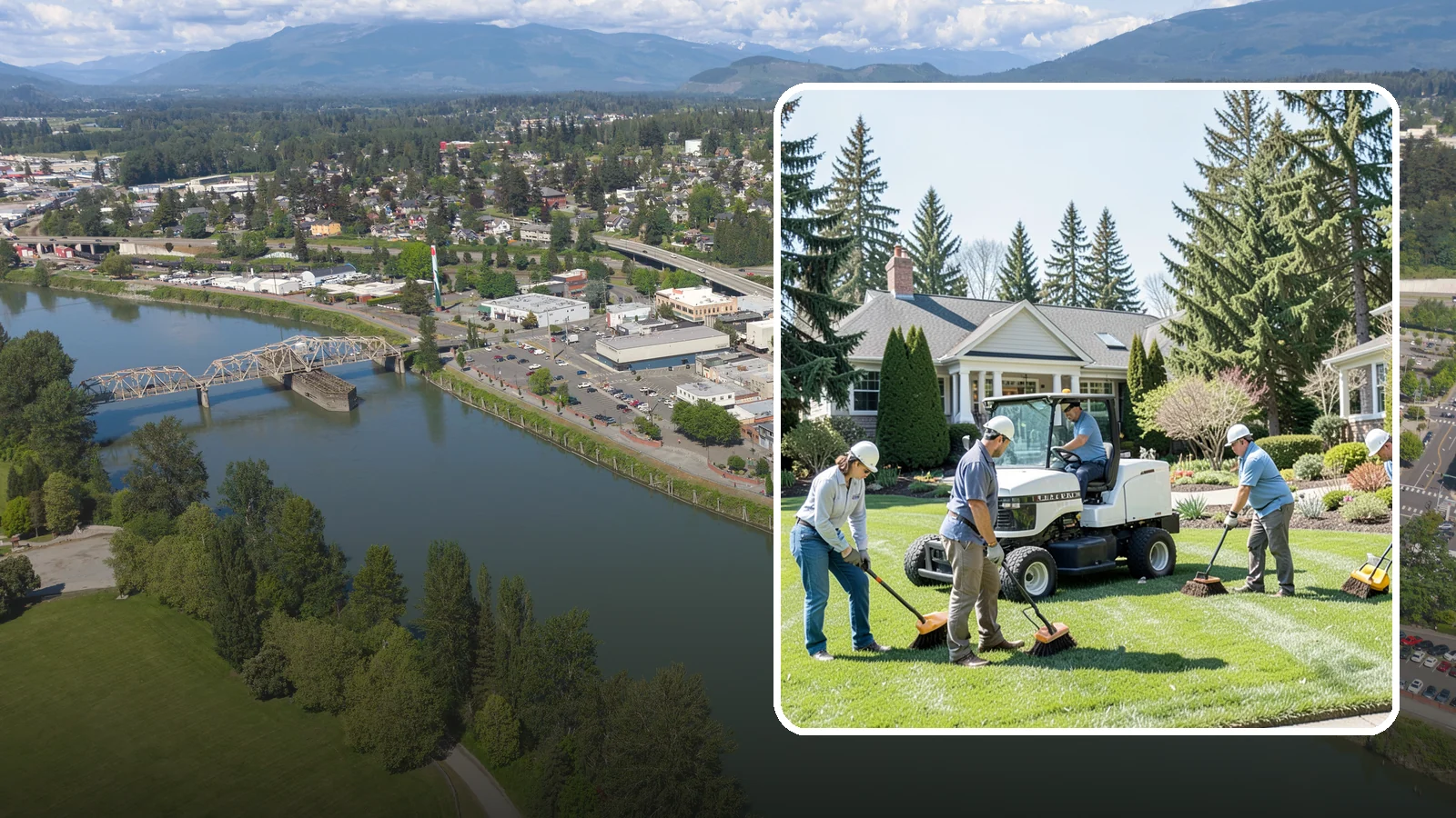 Estate Maintenance in Mount Vernon, Skagit County, WA - White-glove grounds care for large private estates across the Puget Sound, keeping expansive lawns, gardens, and specimen...