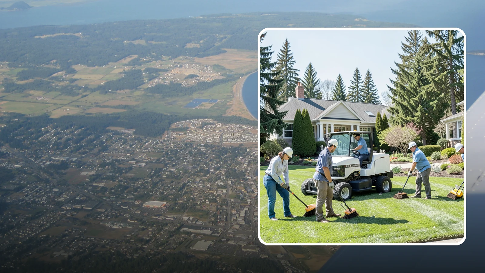 Estate Maintenance in Oak Harbor, Island County, WA - White-glove grounds care for large private estates across the Puget Sound, keeping expansive lawns, gardens, and specimen...