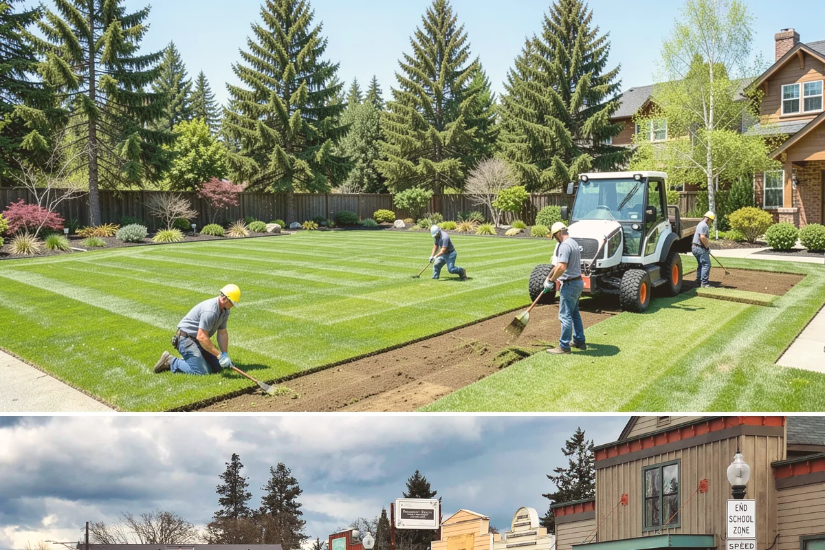 Estate Maintenance in Roy, Pierce County, WA - Provided year-round on a recurring schedule, with heavier mowing and bed work spring through fall and moss, drainage, and pruning...