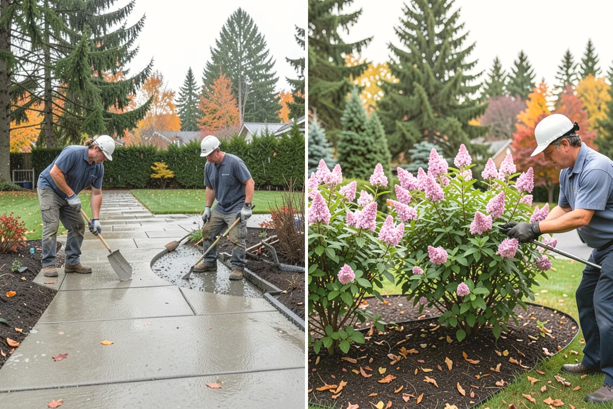Estate Maintenance in Ruston, Pierce County, WA - Walk the full property to inventory turf, beds, trees, and irrigation zones