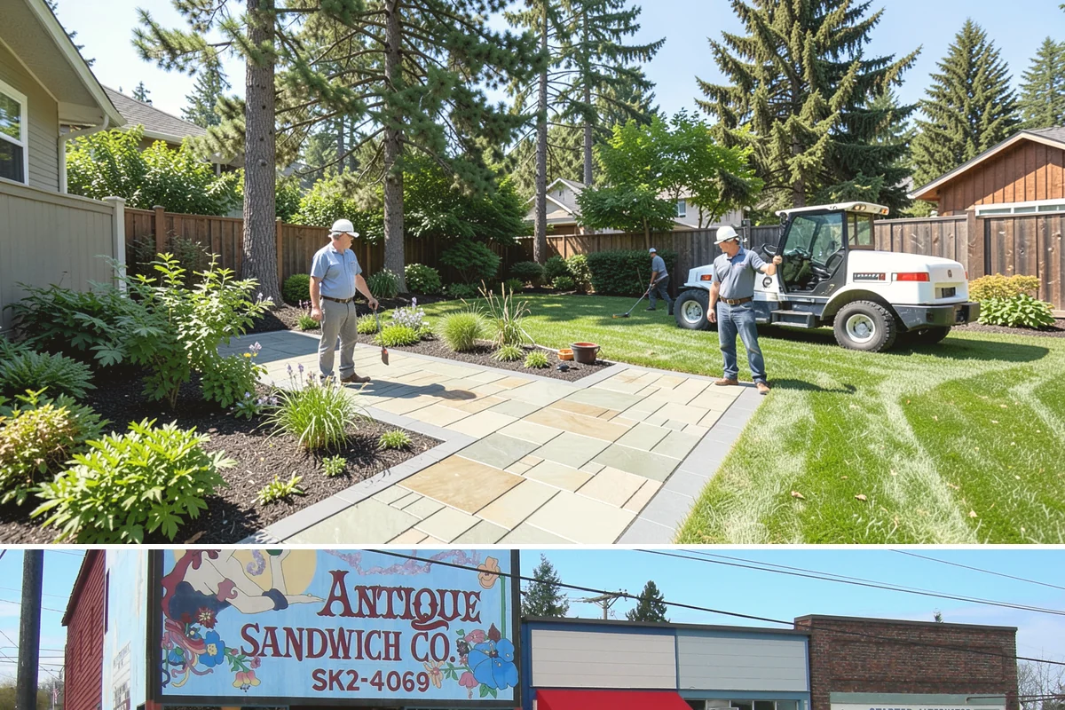 Estate Maintenance in Ruston, Pierce County, WA - Provided year-round on a recurring schedule, with heavier mowing and bed work spring through fall and moss, drainage, and pruning...