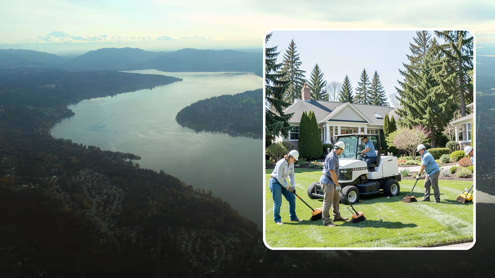 Estate Maintenance in Sammamish, King County, WA - White-glove grounds care for large private estates across the Puget Sound, keeping expansive lawns, gardens, and specimen...