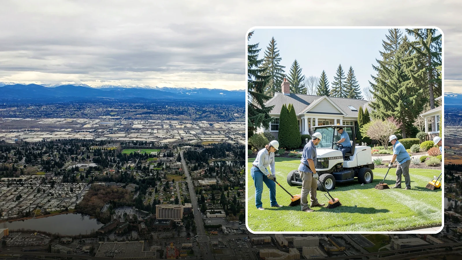 Estate Maintenance in SeaTac, King County, WA - White-glove grounds care for large private estates across the Puget Sound, keeping expansive lawns, gardens, and specimen...