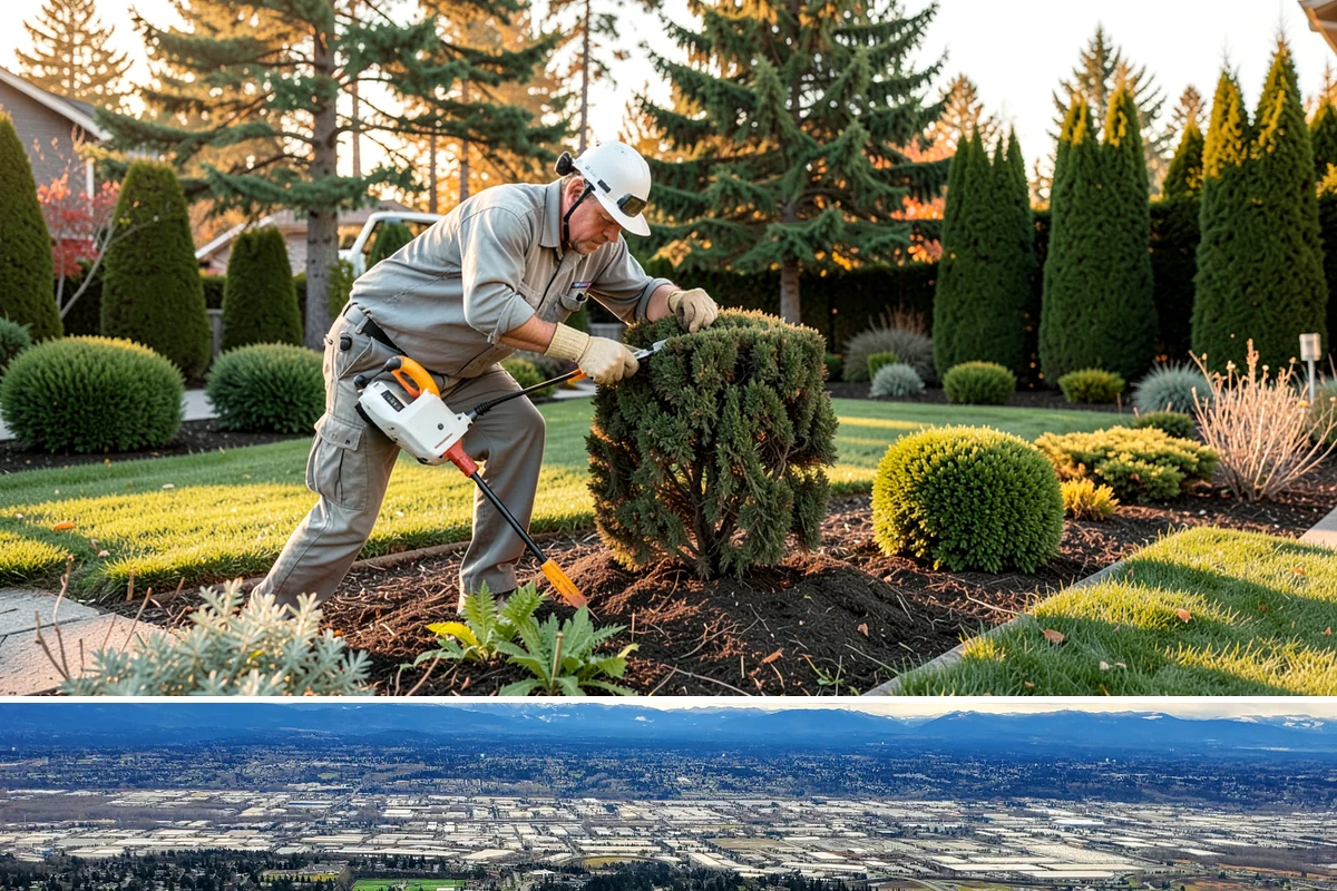 Estate Maintenance in SeaTac, King County, WA - Provided year-round on a recurring schedule, with heavier mowing and bed work spring through fall and moss, drainage, and pruning...