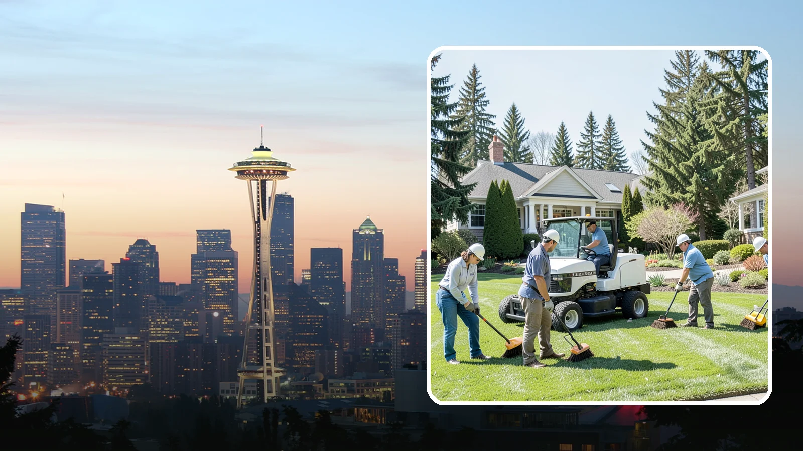 Estate Maintenance in Seattle, King County, WA - White-glove grounds care for large private estates across the Puget Sound, keeping expansive lawns, gardens, and specimen...