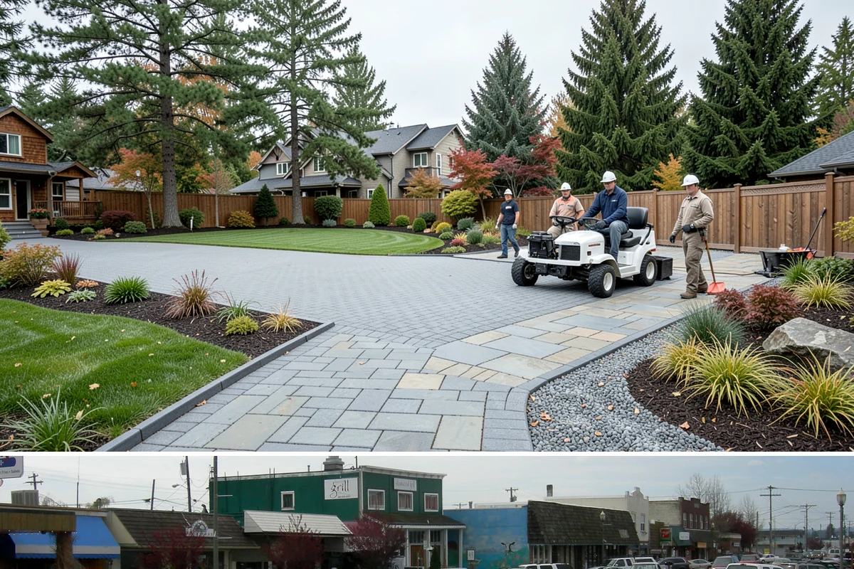 Estate Maintenance in Stanwood, Snohomish County, WA - Provided year-round on a recurring schedule, with heavier mowing and bed work spring through fall and moss, drainage, and pruning...