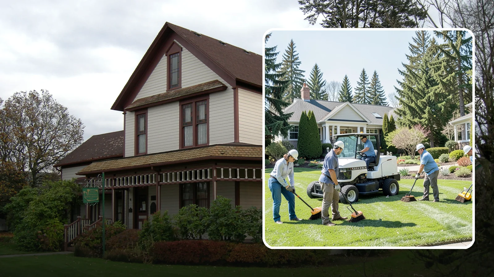 Estate Maintenance in Sumner, Pierce County, WA - White-glove grounds care for large private estates across the Puget Sound, keeping expansive lawns, gardens, and specimen...